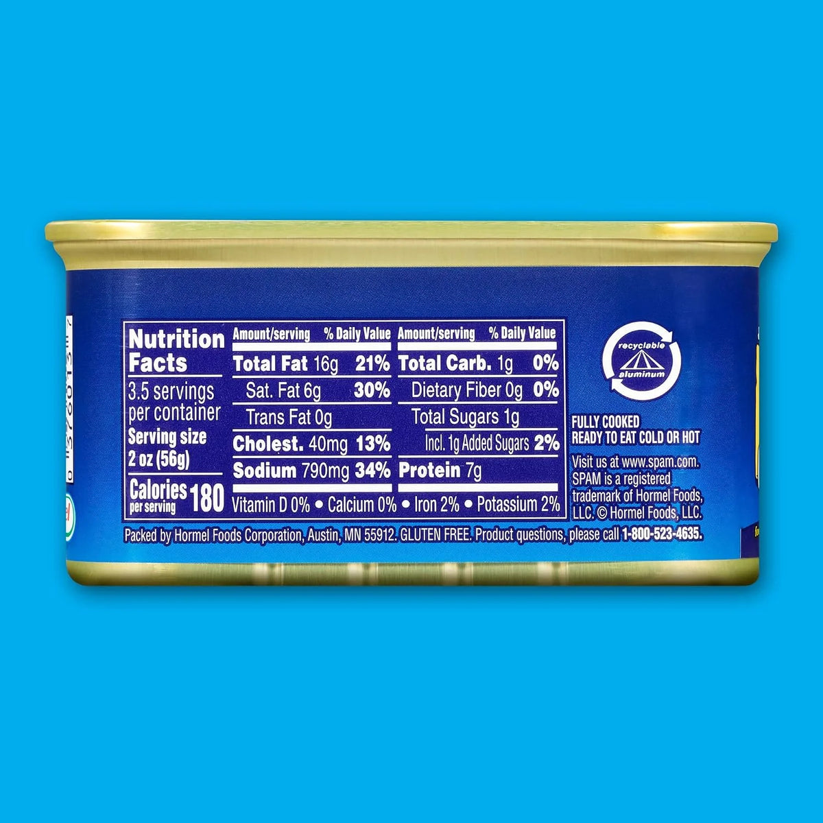 Spam Classic, 7 Ounce Can (Pack of 12)