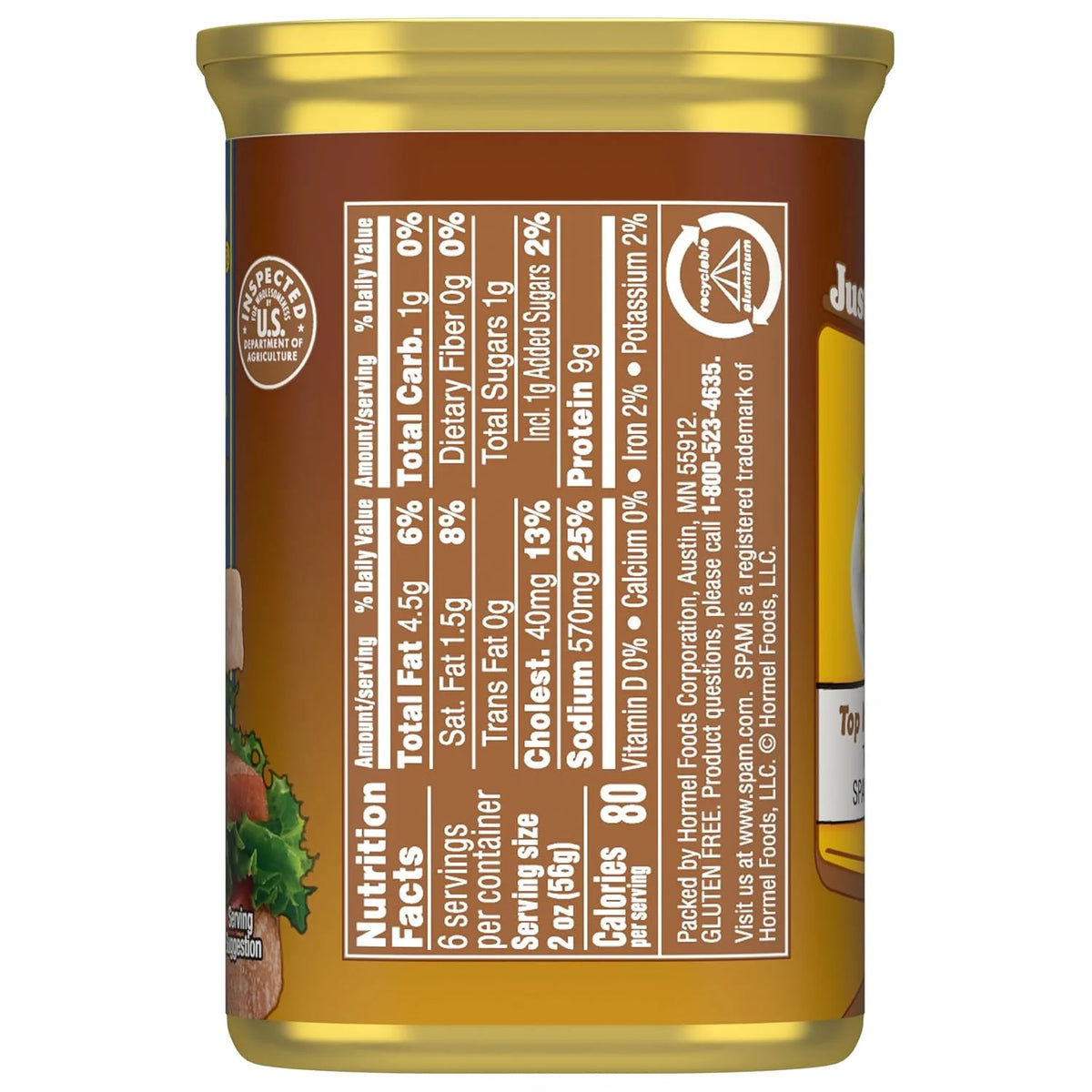 SPAM Oven Roasted Turkey Canned Meat, Protein, Shelf Stable Food, 12oz x12