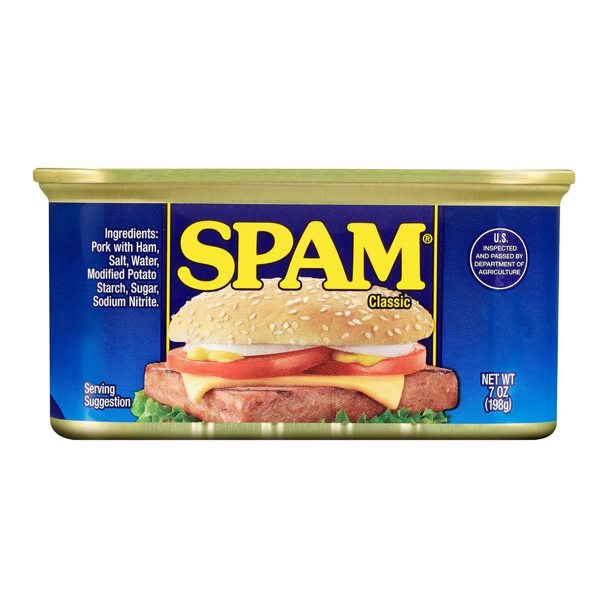 Spam Classic, 7 Ounce Can (Pack of 12)