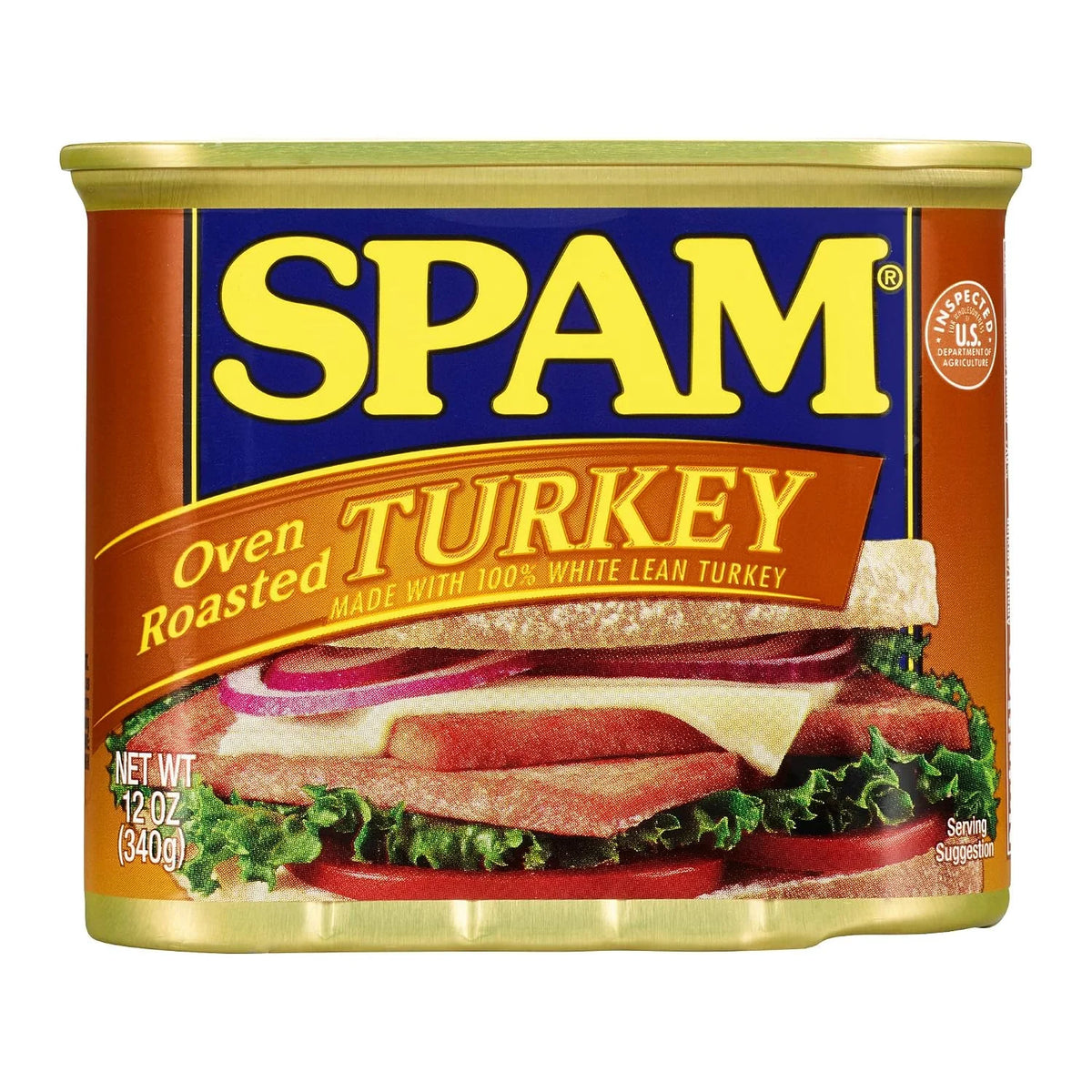 Spam Oven Roasted Turkey, 12 Ounce Can (Pack of 6)