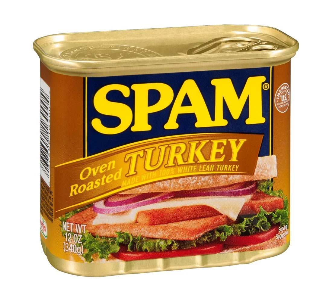 Spam Oven Roasted Turkey 12 oz (Pack of 12)